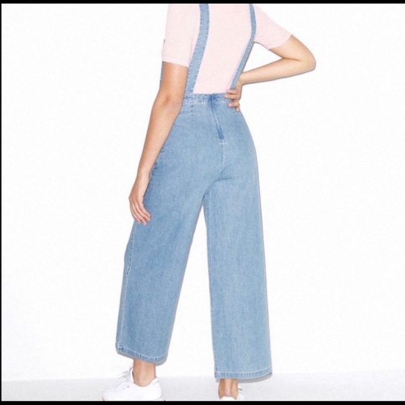 American Apparel Women’s Denim Overalls - Picture 3 of 7